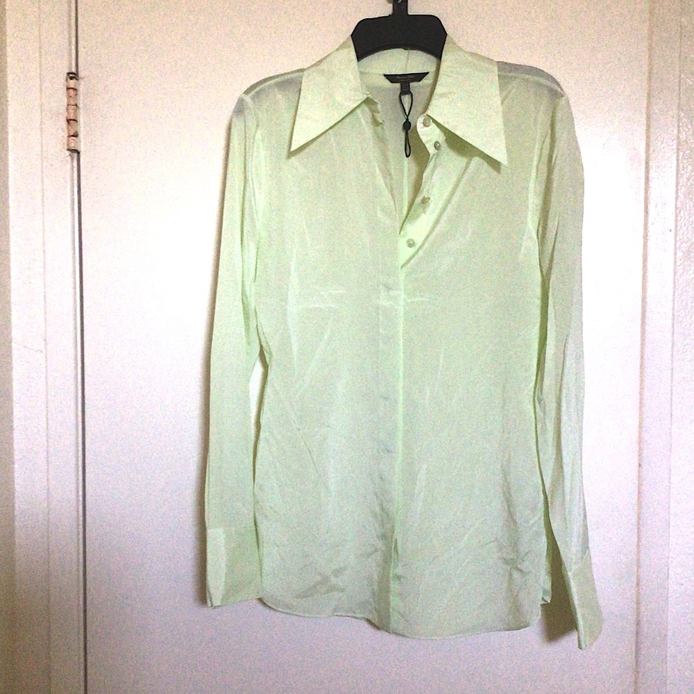 Massimo Dutti Mulberry Silk Blouse NWOT